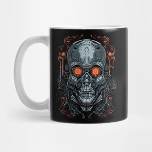 Artificial Intelligence AI Singularity Cyborg Robot Mug